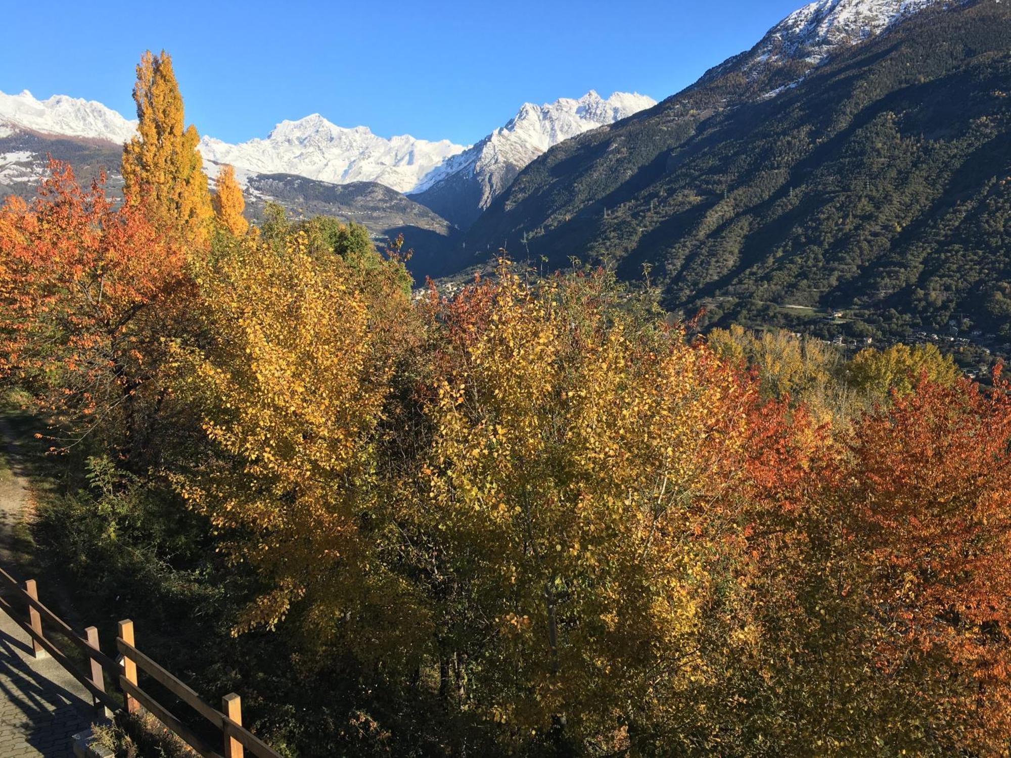 Apartament La Casa Del Bosco Aosta Zewnętrze zdjęcie